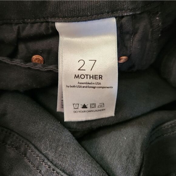 Mother Looker Ankle Fray Destressed Jeans Size 27 - Picture 7 of 8